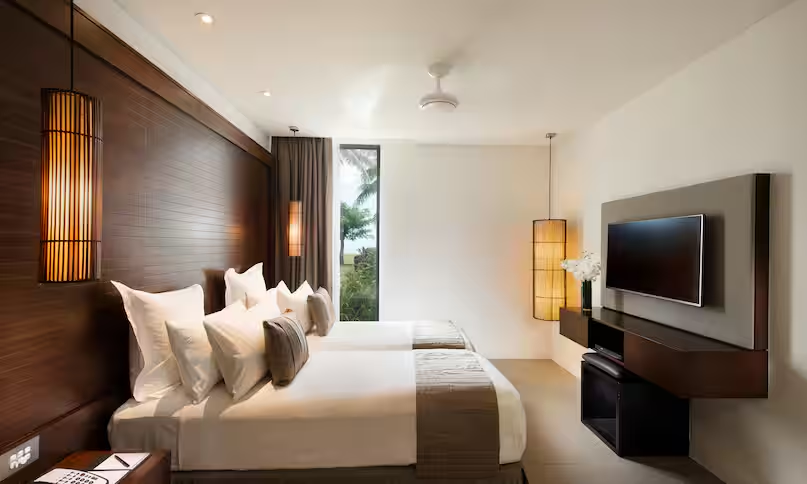 Fiji guest room with two beds